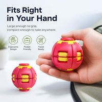 Jouet sensoriel de poche portable, rotation des doigts, soulagement du stress, pression, rotation, balle anti-stress