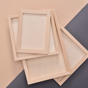 Wooden Clay <b>Frame</b> DIY Handmade Picture <b>Frames</b> Unfinished Wood Cradled Painting Panel Boards for Arts and Craft - Product Image 4