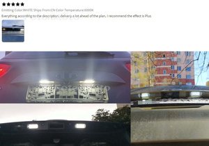 2 Pezzi Luce Targa Canbus Bianca 18 LED per Ford <span class=keywords><strong>Focus</strong></span> Fiesta Mondeo MK4 Mk5 Kuga Galaxy S-max C-max Mk2 MK3 - Product Image 6