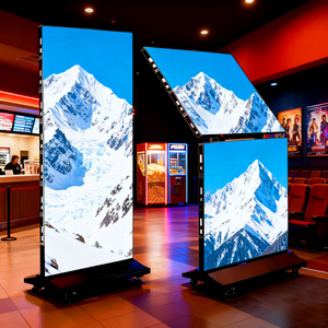 Penyangga Layar LED Portabel Vertikal Gulung Bekas 3D DIY Termo dengan Layar Lipat LED untuk Bioskop - Product Image 1