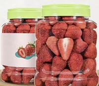 Fraises entières lyophilisées au goût original, qualité supérieure, directement de l'usine
