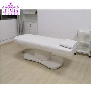 Роскошная гидравлическая мебель для салона, Электрический спа-массаж, тату-кровать, обследование ресниц, розовая кровать для лица по заводской цене - Product Image 4