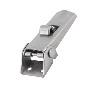 K0046 KIPP Form B Loquet à tension réglable avec verrou, attache pivotante, trous de fixation apparents, finition polie, loquet de serrure à dégagement rapide pour armoire - Product Image 3