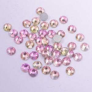 Oferta Especial: Cristales Planos de Cristal Fuchsia Air Blue Air Pink SS4-SS30, Piedras de Vidrio sin Fijación en Caliente para Decoración de Uñas, Prendas y Manualidades - Product Image 3