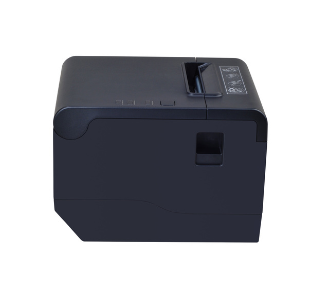 H808 80mm Thermal Barcode Receipt Printer-260mm/s Fastest USB+LAN+Serial Plastic Cash Drawer & Queue No. Printing
