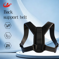 Ceinture de soutien ajustable pour la posture du dos 360 °   Correcteur de posture respirant avec soutien des épaules pour la marche quotidienne, le sport et le bureau
