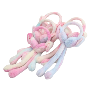 卸売 暖かいぬいぐるみ耳あて ウサギの動く耳帽子 楽しい可愛い寒さ対策ウサギ耳バッグ カワイイ耳あて バレンタインデーギフトに - Product Image 1