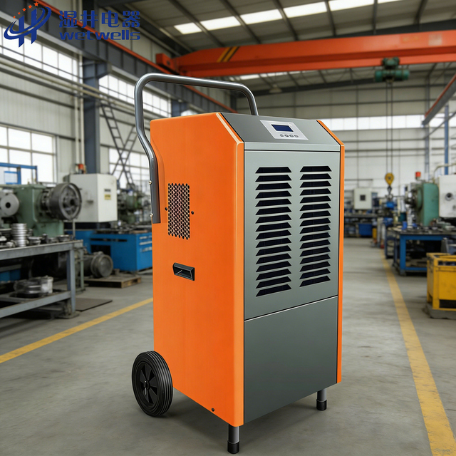 WETWELLS Factory Price 60L 80L 120L 158L Commercial Industrial Dehumidifier Portable and Movable Dehumidifier Fast Shipping