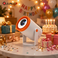 Cadeaux de haute qualité, mini projecteur portable 200 ANSI, Android 14, divertissement à domicile, design compact, multicolores, personnalisation OEM