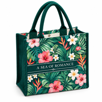 Sac fourre-tout en toile imprimé sur mesure à motifs géométriques, avec poignée longue et bandoulière, durable, laminé, écologique, recyclable, pour supermarché