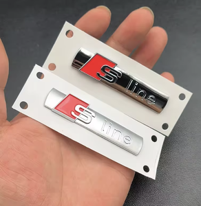 Emblema 3D ABS Nero <span class=keywords><strong>S</strong></span> <span class=keywords><strong>Line</strong></span> per Parafango Auto, Adesivo <span class=keywords><strong>S</strong></span> <span class=keywords><strong>Line</strong></span> per <span class=keywords><strong>Audi</strong></span> A1 A3 A4 A5 A6 Q2 Q5 Q7 Q3 S3 S4 S6 TT, Accessorio - Product Image 5