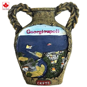 Tùy chỉnh thực hiện nhựa Hy Lạp lưu niệm tủ lạnh nam châm 3D tủ lạnh nam châm sinh thái thân thiện phong thủy OEM logo 7*5cm hoặc tùy chỉnh 35 gam - Product Image 2