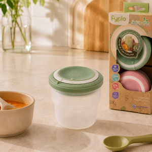Vente directe de pots de sevrage manuels en PP biodégradable et recyclable, réutilisables pour un rangement et une alimentation pratiques - Product Image 2
