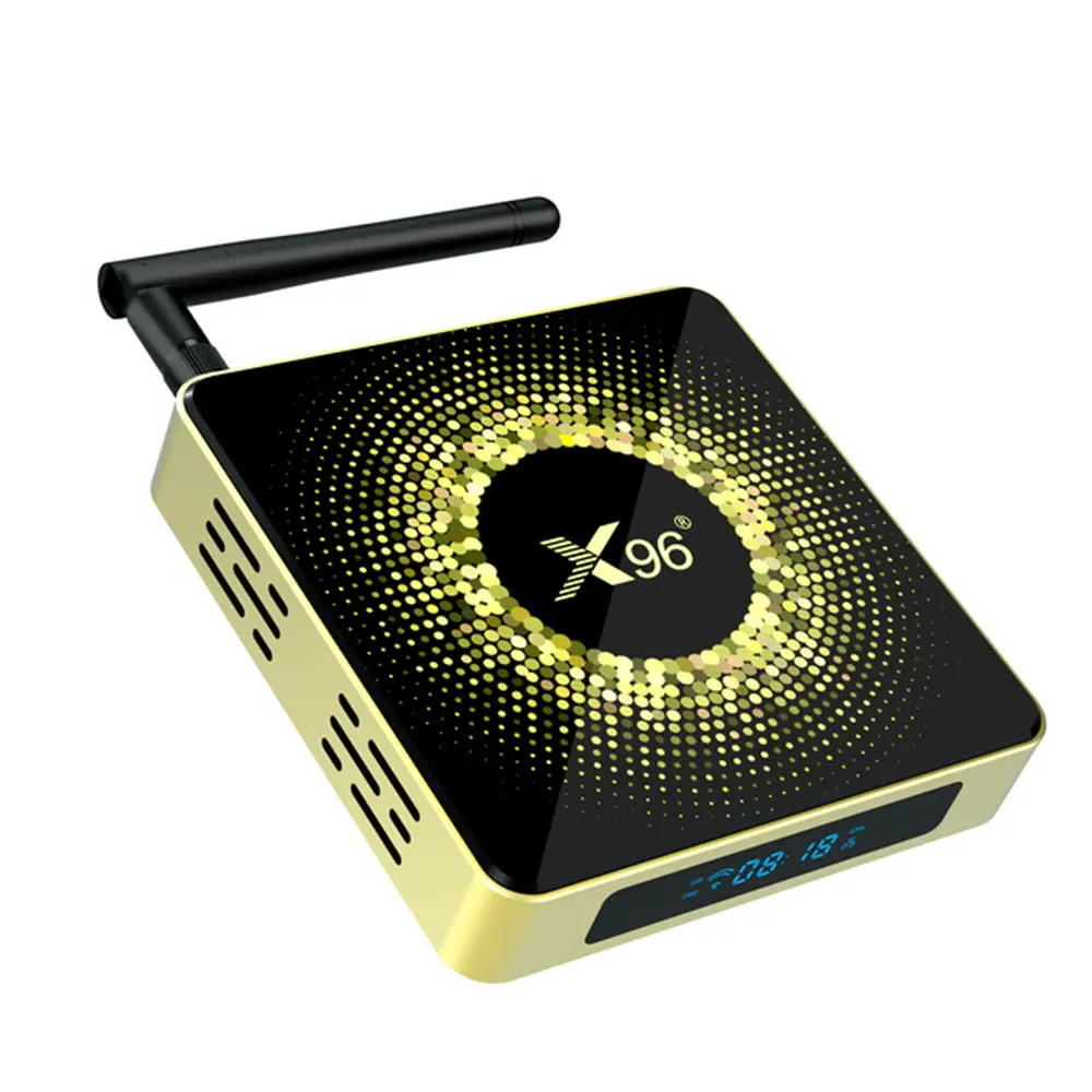 X96 X10 Metalen Shell True 8K Android 11 Tv Box Amlogic S928 X 5-Core Wifi6 8Gb Ram Ddr4 64Gb Tv Box Met Externe Antenne