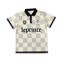 Camiseta de Fútbol Personalizada con Bordado, Transpirable, Antibacteriana, de Secado Rápido, 100% Poliéster, Manga Corta, Sublimada, Estilo Retro