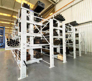 Estantería de Almacén de Acero Resistente, Telescópica, Plegable, Antioxidante, con Protección Contra la Corrosión, de Doble Cara, 5+1 Niveles - Product Image 2