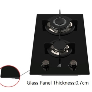 Cuisinière à gaz en verre à 2 brûleurs Ksun, haute efficacité, économie d'énergie, durable, avec design étanche pour utilisation en camping-car et en hôtel, garantie 1 an - Product Image 3