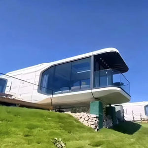 Módulo Prefab Outdoor Resort Houses Space Houses Flat Pack Container Hotel moderno Panel sándwich Estructura de acero Container House - Product Image 1