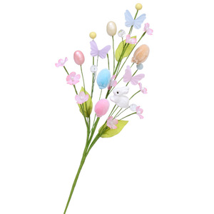 <b>Easter</b> Decorations Ins Bunny <b>Easter</b> Egg Simulation Branches DIY Party Bouquet Flower Arrangement Accessories - Product Image 5