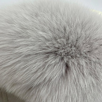 Veste d'hiver chaude gris clair à la mode pour femmes, manteau en daim véritable fourrure de renard haut de gamme pour femmes