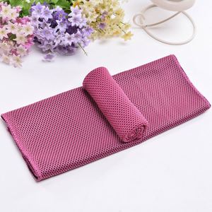 Solid Color Polyester Sports Towel Quick-Dry Cooling Hoodie with Knitted Technique for Hot Weather Neck <b>Face</b> Wrap - Product Image 2