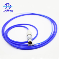 Hotten kabel koaksial mikro, kawat luar silikon 4C untuk Probe Ultrasound