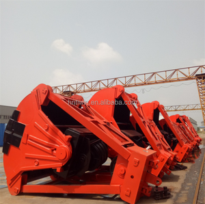 Populaire grue corde à clapet hydraulique <span class=keywords><strong>Orange</strong></span> <span class=keywords><strong>Peel</strong></span> saisir seau moteur en acier inoxydable télécommande sans fil pour ferraille pour 5t - Product Image 3