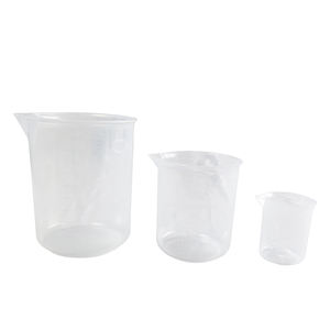 प्रयोगशाला रासायनिक बहुउद्देशीय 50 मिली 100 मिलीलीटर 150 मिली 250 मिली 500 मिली 1000 मिलीलीटर पारदर्शी पीपी स्नातक प्लास्टिक बीकर - Product Image 1