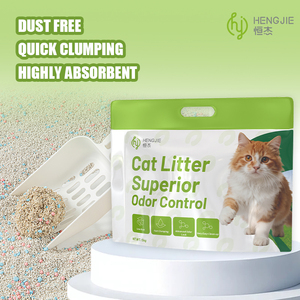Hoogwaardige, absorberende, milieuvriendelijke cassave kattenbakvulling, sterk klontvormend en biologisch afbreekbaar, recycleerbare cassave kattenbakvulling - Product Image 1