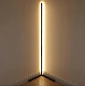 2024 Amazon Top Sellers Home Decoration RGBWW LED Corner Floor Lamp Remote Control Color Changing Standing Lamp Soft Lighting