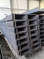Acero de Canal Negro Q235B / Acero al Carbono Laminado en Caliente, Canal en U 5 # -40 #   Para Talleres y Construcción de Acero