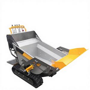 Бензиновый мини-самосвал Honda GX200 QTP600H с полным гидравлическим приводом, гусеничный погрузчик, двигатель с насосом, грузоподъемность 600 кг, высокая эффективность - Product Image 6