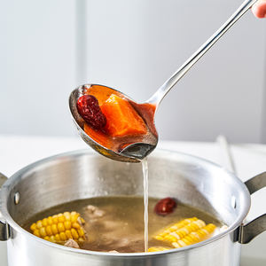 Cuchara de Acero Inoxidable 316L, Cucharón de Cocina con Mango Reforzado, Ligero, Resistente a Altas Temperaturas, Separador de Grasa Doméstico, Apto para Lavavajillas - Product Image 3