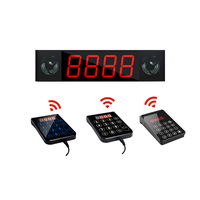 Compteur LED sans fil à affichage clinique callpad pager, magasin de thé au lait, café, système d'appel de numéro de file d'attente de restaurant