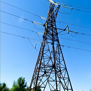 Tour de transmission autoportante à structure en treillis haute résistance en acier pour l'énergie - Product Image 3