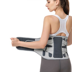 KSY Faja Lumbar Ajustable con Doble Correa de Tracción, Soporte de Acero para la Espalda, Cinturón Transpirable para Soporte Lumbar y de Cintura - Product Image 4