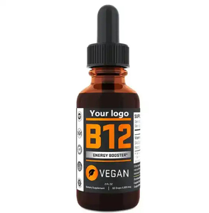 Suplemento de Vitamina <span class=keywords><strong>B12</strong></span> en Gotas Líquidas de Alta Absorción, Marca Privada Personalizada, para Vitalidad y Energía - Product Image 2