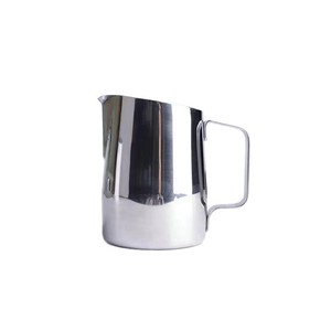 เหยือกตีฟองนมสแตนเลสพร้อมพวยกาแบบมีขีดบอกปริมาณและด้ามจับตามหลักสรีรศาสตร์สำหรับทำกาแฟ - Product Image 5