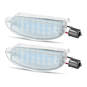 Luz LED duradera para matrícula para <span class=keywords><strong>Renault</strong></span> Twingo <span class=keywords><strong>Clio</strong></span>, resistente al agua, fácil de instalar, accesorios para coche - Product Image 4