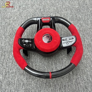 Volante de Fibra de Carbono Mejorado para Mercedes Benz Clase G W464 G63 G500 2019-2024, Piezas Personalizadas de Cuero y Gamuza para Carrocería - Product Image 5