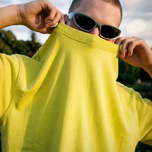 Nouvelle Collection Printemps/Été 2026 – T-shirt Homme Col Rond Manches Courtes en Coton Pur 400g, Couleur Unie (Sur Mesure) - Product Image 1