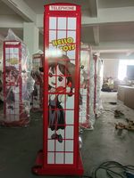 Mesin Penjual Bola Besar Mainan Populer Eropa 2026 CE/Untuk Eceran & Grosir/Gachapon Anak-Anak Inggris SKD Kapasitas 150-200 Pcs Merah