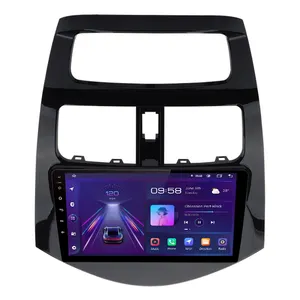 Junsun — lecteur vidéo multimédia V1 Pro sous Android 10 2 din, autoradio, dvd, avec CarPlay, pour Chevrolet Spark 2010-2014, Junsun, en stock