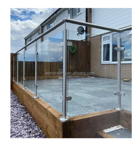 درابزين زجاجي من الفولاذ المقاوم للصدأ للشرفة والتراس بسعر المصنع من YL - Product Image 3