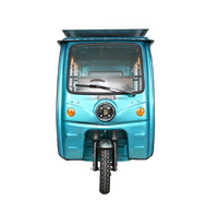 BBX Tricycle Listrik Penumpang Berbodi Baja Besar dan Kuat, Tahan Hujan, Pengisian Daya Tenaga Surya, Motor 1300W, Kecepatan Maksimum 40km/jam, Bersertifikasi CE
