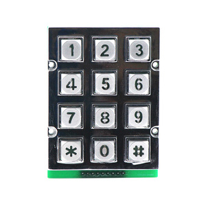<span class=keywords><strong>Keypad</strong></span> industri mesin penjual otomatis, matriks numerik 3x4 dengan antarmuka USB untuk kios swalayan - Product Image 1
