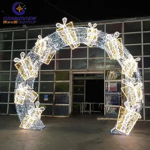 3D Giant Ornamenten Outdoor Kerst Project Motief Licht