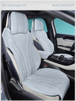 Marcan Ensemble complet de 10 coussins de siège de voiture en daim respirant et confortable, multicolores, tendance, universels pour toutes les saisons