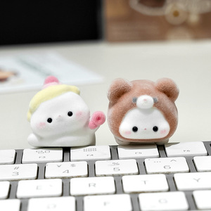 Cute Resin Animal Figurines For Desk Decor Office Monitor Ornament Gift For Kids And Adults - Product Image 3
