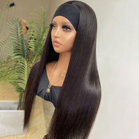 Perruque 12A sans colle, ondulée, noire naturelle, avec dentelle suisse HD 13x6 13x4, en cheveux humains vietnamiens bruts, pour femme